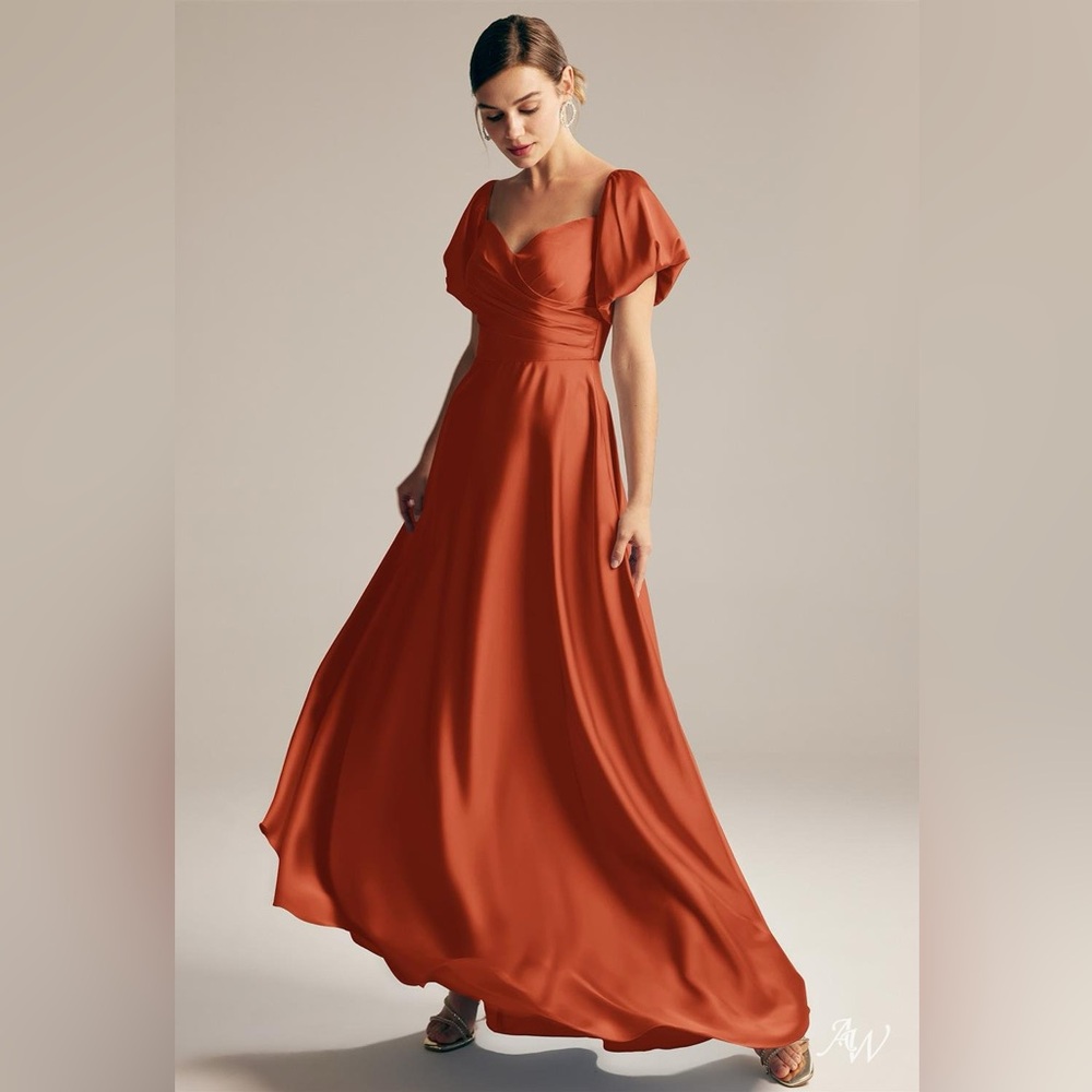 AW Bridal Orange Dress